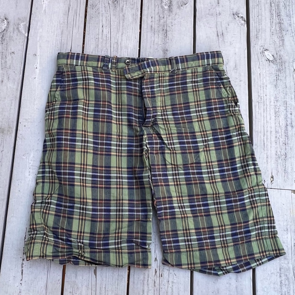 Polo Ralph Lauren Plaid Flat Front Shorts
